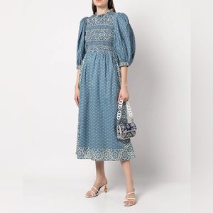 Sea Fernanda Puff Sleeve Dress